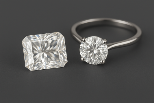 Custom lab grown diamond engagement ring by Design by Sevan Toronto