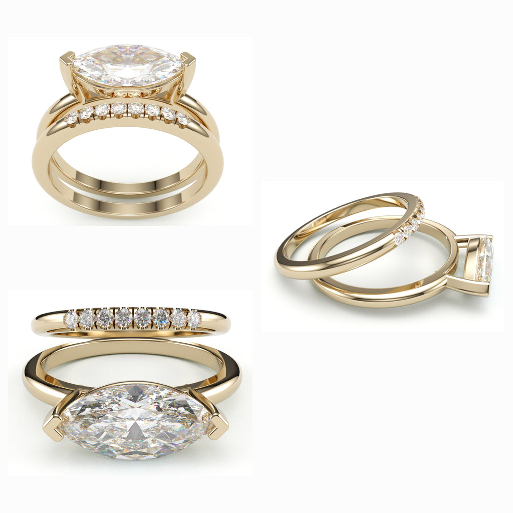 Marquise shape lab-grown diamond with exceptional sparkle and eco-friendly sourcing